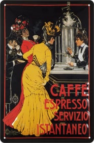 Signe de tôle publicitaire Café Espresso Signe de tôle publicitaire Café Espresso 605129200000 Photo no. 1