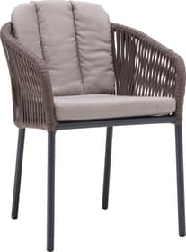 KURI Chaise KURI Chaise 408045000088 Dimensions L: 58.0 cm x P: 48.0 cm x H: 75.0 cm Couleur Gris taupe Photo no. 1