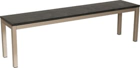 LOCARNO, 120 cm, struttura acciaio, Granito Panca LOCARNO, 120 cm, struttura acciaio, Granito Panca 753195412020 Taglio L: 120.0 cm x L: 35.0 cm x A: 45.0 cm Colore Nero N. figura 1