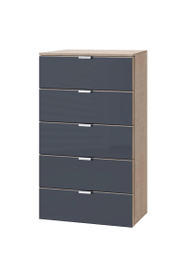 ORSON Cassettone ORSON Cassettone 404482700000 Dimensioni L: 50.0 cm x P: 42.0 cm x A: 100.0 cm Colore Vetro grigio N. figura 1