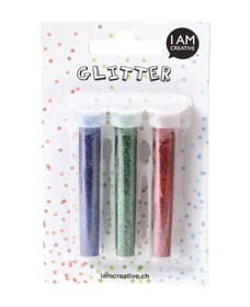 I AM CREATIVE Flitterset, rot/blau Flitterset, rot/blau I AM CREATIVE 665542100010 Sujet grün/rot/blau Bild Nr. 1