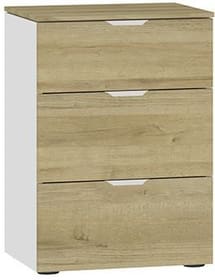 MODUL Comodino MODUL Comodino 404545700000 Dimensioni L: 45.0 cm x P: 43.0 cm x A: 65.0 cm Colore Quercia N. figura 1