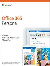 Office 365 Personal 2019 PC/Mac (D) Physisch (Box) Office 365 Personal 2019 PC/Mac (D) Physisch (Box) 785300139303 Bild Nr. 1