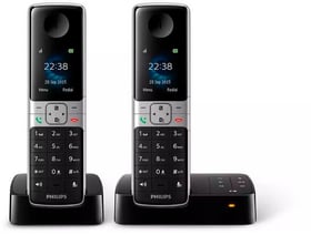 Philips D6352B Duo Schwarz Festnetz Telefon D6352B Duo Schwarz Festnetz Telefon Philips 785300156727 Bild Nr. 1