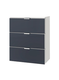 ORSON Commode ORSON Commode 404479800000 Dimensions L: 50.0 cm x P: 42.0 cm x H: 61.0 cm Couleur Verre gris Photo no. 1