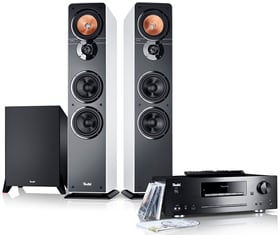 Teufel Kombo 62 Power Edition (2018 Edition avec Ultima 40 MK3) - Blanc HiFi System Kombo 62 Power Edition (2018 Edition avec Ultima 40 MK3) - Blanc HiFi System Teufel 785300145042 Photo no. 1