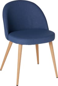 CONTI Chaise CONTI Chaise 402355900040 Dimensions L: 50.0 cm x P: 56.0 cm x H: 77.0 cm Couleur Bleu Photo no. 1
