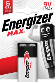 Max 9V/6LR61 (1Stk.) Batterie Energizer 704756700000 Bild Nr. 1