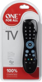 One For All URC6410 SIMPLE TV REMOTE 1 UNIVERSAL VERSION IN3 PB télécommande URC6410 SIMPLE TV REMOTE 1 UNIVERSAL VERSION IN3 PB télécommande One For All 785300142124 Photo no. 1