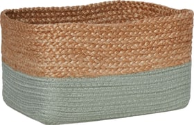 VICKY Panier de rangement VICKY Panier de rangement 442573123174 Dimensions L: 23.0 cm x P: 18.0 cm x H: 14.0 cm Couleur Naturel Couleur Vert, nature Photo no. 1