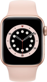 Apple Watch Series 6 LTE 40mm Gold Aluminium Pink Sand Sport Band Smartwatch Watch Series 6 LTE 40mm Gold Aluminium Pink Sand Sport Band Smartwatch Apple 785300155480 Bild Nr. 1