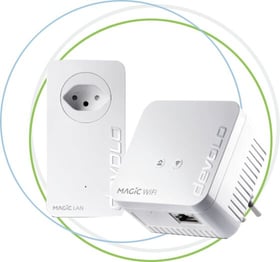 Powerline Magic 1 WiFi mini Starter Kit adattatore di rete devolo 785300149651 N. figura 1