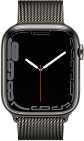 Watch Series 7 GPS + Cellular, 41mm Stainless Steel Graphite Milanese Smartwatch Apple 785300162434 Bild Nr. 1