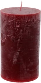 Candela cilindria rustico Candela Balthasar 656207300010 Colore Bordeaux Taglio ø: 9.0 cm x A: 15.0 cm N. figura 1