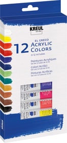 KREUL el Greco Acrylic Set, Acrylfarbe in Studienqualität, Bunt, 12 x 12 ml Acrylfarben Set C.Kreul 665529300000 Bild Nr. 1