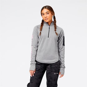 New Balance W NB AT Half Zip Shirt de course à pied W NB AT Half Zip Shirt de course à pied New Balance 469783400281 Taille XS Couleur gris claire Photo no. 1