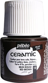 Pebeo Pébéo Ceramic 18 marrone rosso Pébéo Ceramic 18 marrone rosso Pebeo 663510001700 Colore Bruno Rosso N. figura 1