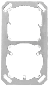 Mica for you AP/UP doppio, 3x Piastra di montaggio AP/UP doppio, 3x Piastra di montaggio Mica for you 612137900000 N. figura 1