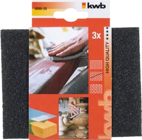 kwb Schleifschwamm HOLZ & METALL, mittel 3 Stk. Zubehör Schleifen Schleifschwamm HOLZ & METALL, mittel 3 Stk. Zubehör Schleifen kwb 610508600000 Bild Nr. 1