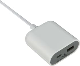 Dual USB Extension Cord (1x USB-C, 1x USB-A, câble de 3m) – blanc/gris Rallonge USB Mio Star 791050800000 Photo no. 1