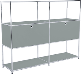 FLEXCUBE Buffet haut FLEXCUBE Buffet haut 401814820380 Dimensions L: 152.0 cm x P: 40.0 cm x H: 118.0 cm Couleur Gris Photo no. 1