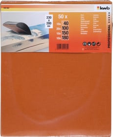 kwb Schleifpapier Flint Assortiert, 50 Stk. Schleifpapier Flint Assortiert, 50 Stk. kwb 610505900000 Bild Nr. 1