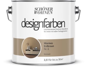 Designfarbe Erdbraun 2,5 l Peinture murale Schöner Wohnen 660978300000 Contenu 2.5 l Photo no. 1