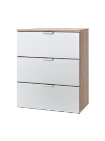 ORSON Kommode ORSON Kommode 404480300000 Grösse B: 50.0 cm x T: 42.0 cm x H: 61.0 cm Farbe Weissglas satiniert Bild Nr. 1