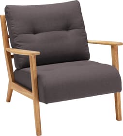 FAUST Poltrona FAUST Poltrona 402465200170 Colore Marrone Dimensioni L: 76.0 cm x P: 80.0 cm x A: 78.0 cm N. figura 1