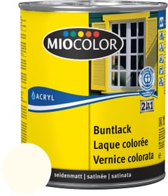 Miocolor Acryl Vernice colorata satinata Avorio chiaro 125 ml Acryl Vernice colorata Acryl Vernice colorata satinata Avorio chiaro 125 ml Acryl Vernice colorata Miocolor 676773000000 Colore Avorio chiaro Contenuto 125.0 ml N. figura 1