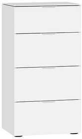 MODUL Kommode MODUL Kommode 404546400000 Grösse B: 45.0 cm x T: 43.0 cm x H: 87.0 cm Farbe Weissglas satiniert Bild Nr. 1