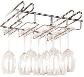 WENKO Schrankeinbau Gläserhalter silber glänzend Schrankeinbau Gläserhalter silber glänzend WENKO 675427600000 Bild Nr. 1