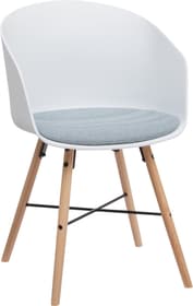 BRERA Chaise BRERA Chaise 402396900000 Dimensions L: 51.0 cm x P: 54.5 cm x H: 81.0 cm Couleur Bleu clair Photo no. 1