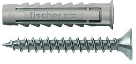 fischer Nylondübel SX 6 x 30 inkl. Schrauben Nylondübel SX 6 x 30 inkl. Schrauben fischer 605432200000 Bild Nr. 1