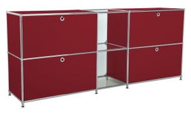 FLEXCUBE Sideboard FLEXCUBE Sideboard 401814320230 Grösse B: 189.0 cm x T: 40.0 cm x H: 80.5 cm Farbe Rot Bild Nr. 1