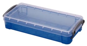 Ordnungsbox 0.55L Aufbewahrungsbox Really Useful Box 603730700000 Grösse L: 22.0 cm x B: 10.0 cm x H: 4.0 cm Farbe Blau Bild Nr. 1