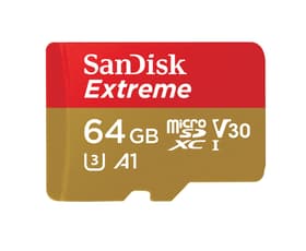 SanDisk Extreme 100MB/s microSDXC 64Go Micro SDXC Extreme 100MB/s microSDXC 64Go Micro SDXC SanDisk 798225800000 Photo no. 1
