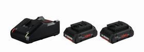 Bosch Professional Starter-Set 2 x ProCORE18V 4.0 Ah + GAL 18V-40 Ersatzakku und Ladegerät Starter-Set 2 x ProCORE18V 4.0 Ah + GAL 18V-40 Ersatzakku und Ladegerät Bosch Professional 616244300000 Bild Nr. 1
