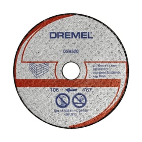 Disque à tronçonner maçonnerie DSM520 Accessoires couper Dremel 616087300000 Photo no. 1