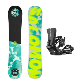 OH Yeah inkl. Rhythm Freestyle Snowboard con attacchi Salomon 494557514720 Colore nero Lunghezza 147 N. figura 1