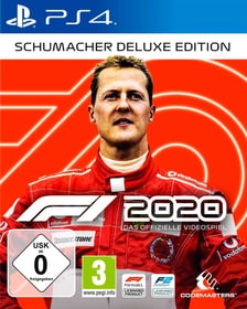 F1 2020 - Schumacher Deluxe Edition Box F1 2020 - Schumacher Deluxe Edition Box 785300152925 Lingua Italiano Piattaforma Sony PlayStation 4 N. figura 1