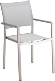 LOCARNO II Sedia con braccioli LOCARNO II Sedia con braccioli 753170600080 Colore Grigio Taglio L: 54.0 cm x P: 53.0 cm x A: 88.0 cm N. figura 1