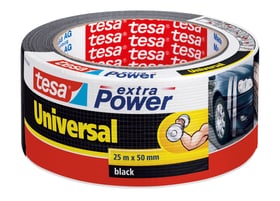 extra Power® Universal 25m:50mm noir Rubans adhésifs Tesa 663080700000 Photo no. 1