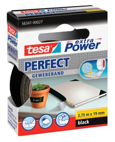 extra Power® Perfect 2.75m:19mm noir Rubans adhésifs Tesa 663081300000 Photo no. 1