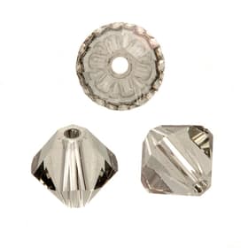 Perline di vetro af. Swarovski 4mm 25pz black diamond Perline artigianali Perline di vetro af. Swarovski 4mm 25pz black diamond Perline artigianali 608139500000 N. figura 1