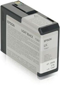 Epson T5807 light black cartuccia d'inchiostro T5807 light black cartuccia d'inchiostro Epson 798282500000 N. figura 1