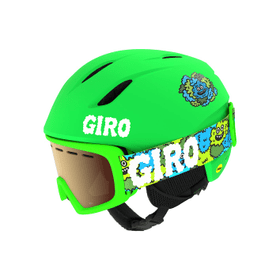 Launch Combo Casco per sport invernali Giro 461838960362 Taglie 48.5-52 Colore verde neon N. figura 1