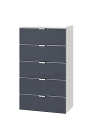 ORSON Kommode ORSON Kommode 404482100000 Grösse B: 50.0 cm x T: 42.0 cm x H: 100.0 cm Farbe Glas grau Bild Nr. 1