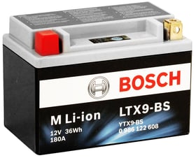 Li-ion LTX9-BS 36Wh Motorradbatterie Bosch 620473400000 Bild Nr. 1