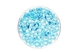 Rocailles Farfalle 6.5mm 17g bleu clair garn.argent Perles artisanales 608131700000 Photo no. 1